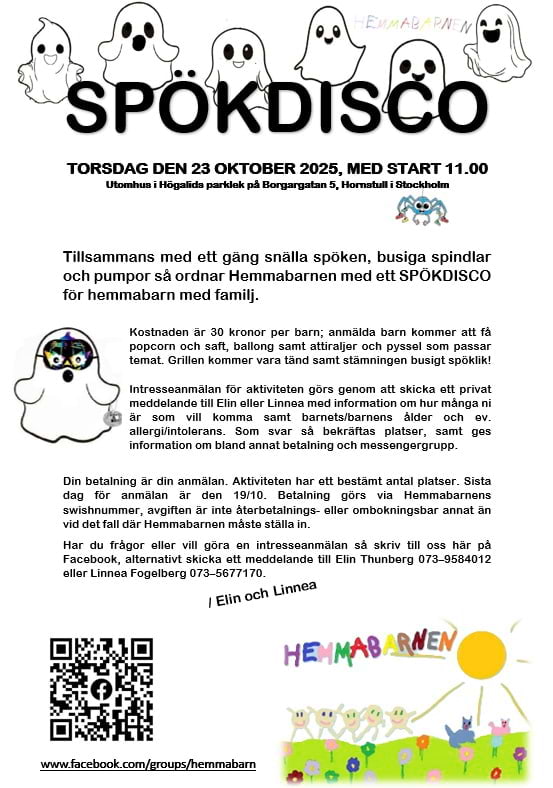 Spökdisco med Hemmabarnen