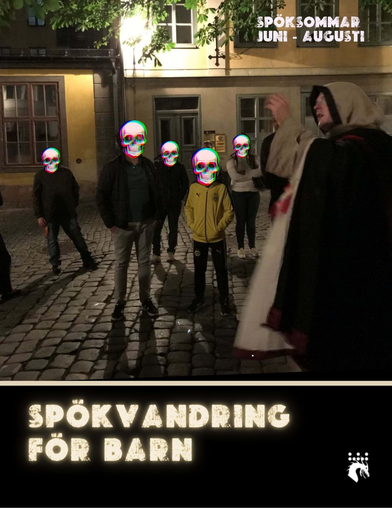Spökvandring för barn i Gamla stan