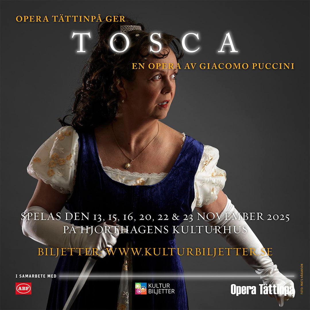 Tosca spelas av Opera Tättinpå på Hjorthagens Kulturhus