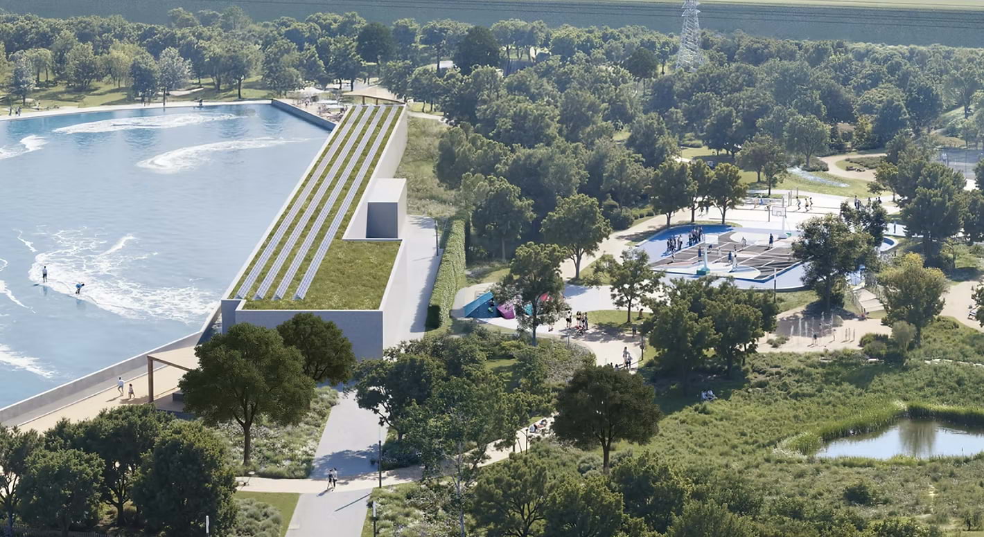 London is getting its first inland surf lagoon in Lee Valley Park