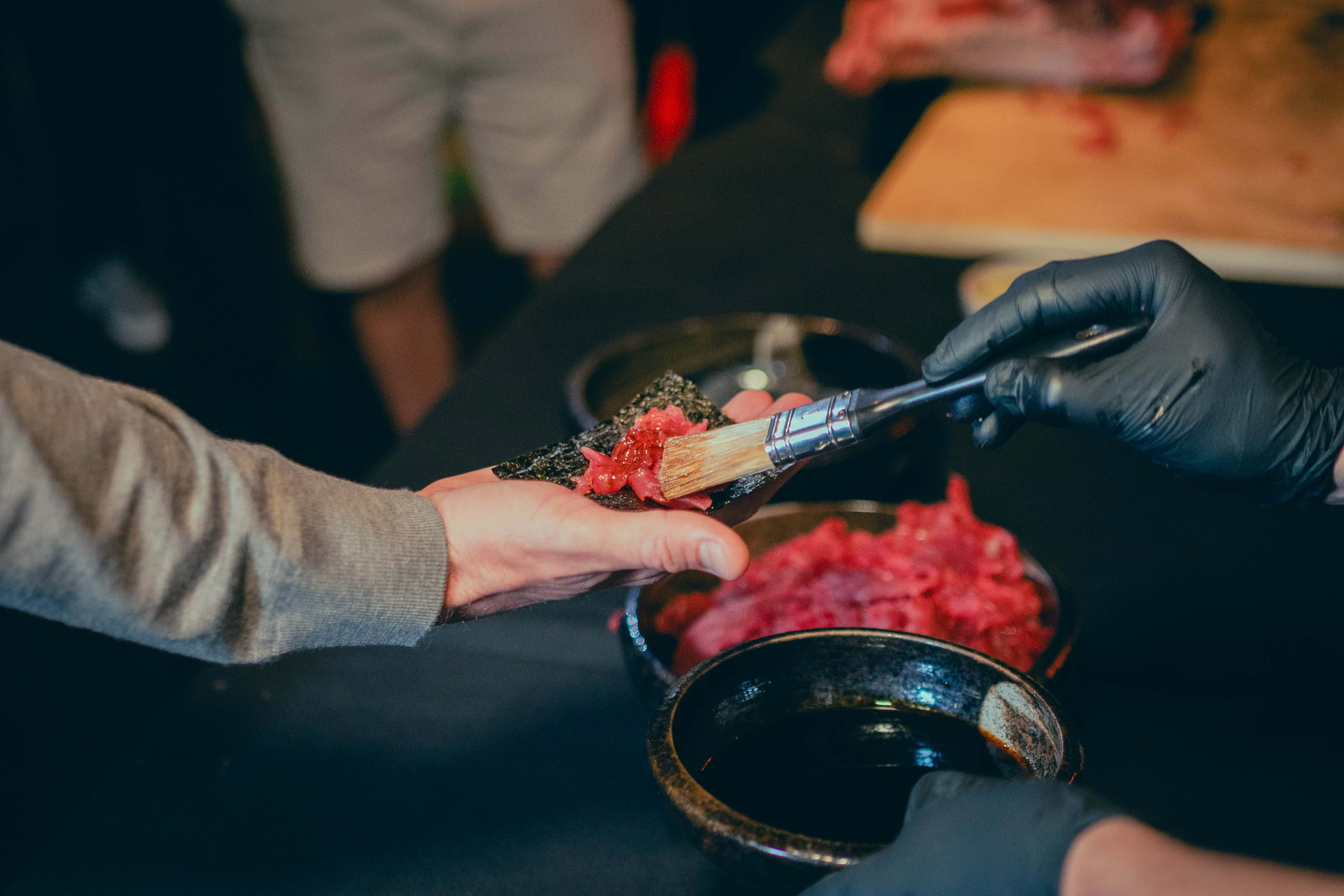 There's a giant tuna ceremony happening In Mayfair