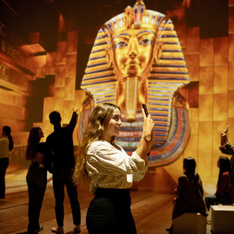 Utställningen "Tutankhamon – The Immersive Exhibition" till Stockholm