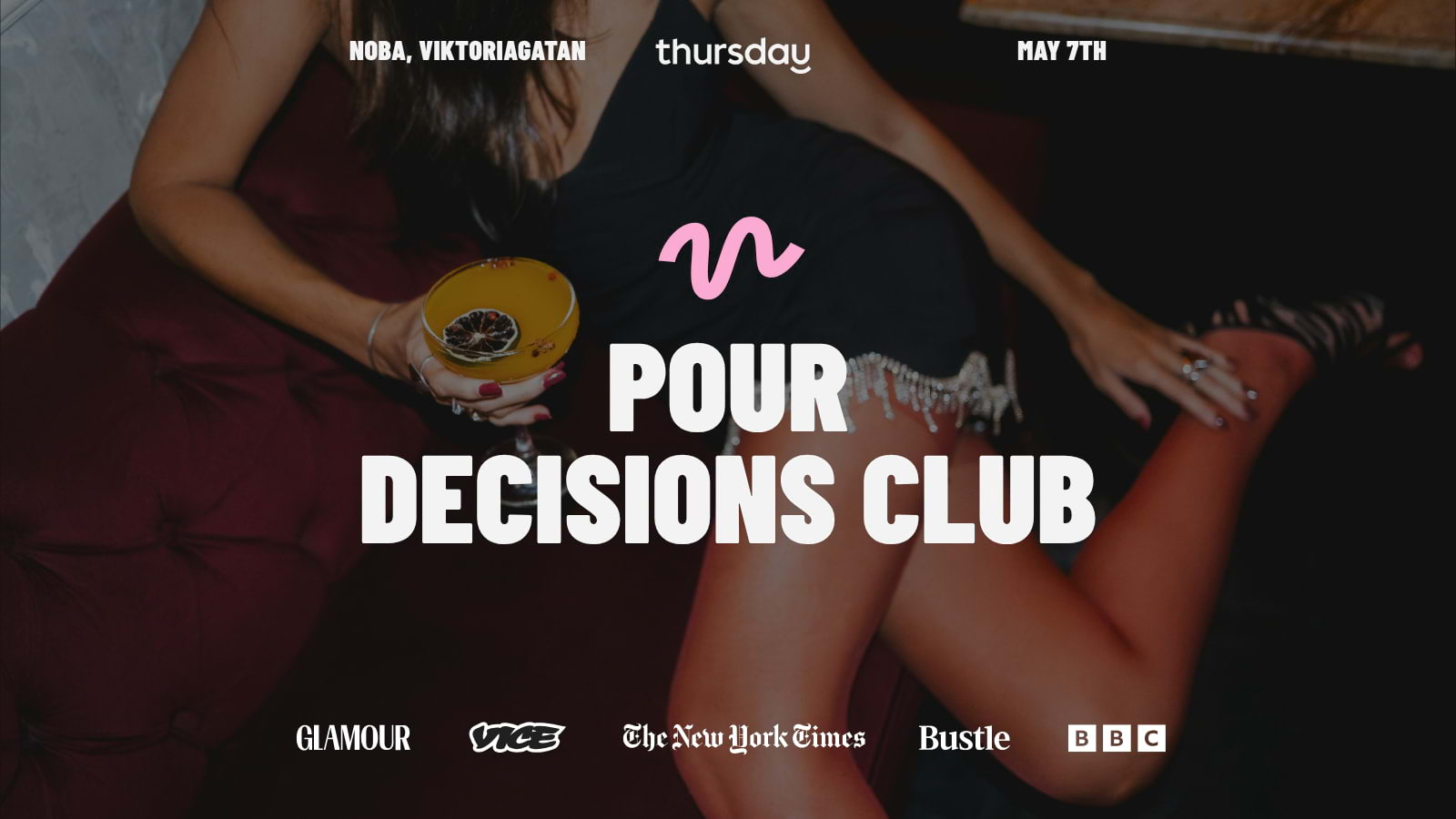 Cocktails, mingel och &ldquo;Pour Decisions&rdquo; med Thursday Gothenburg
