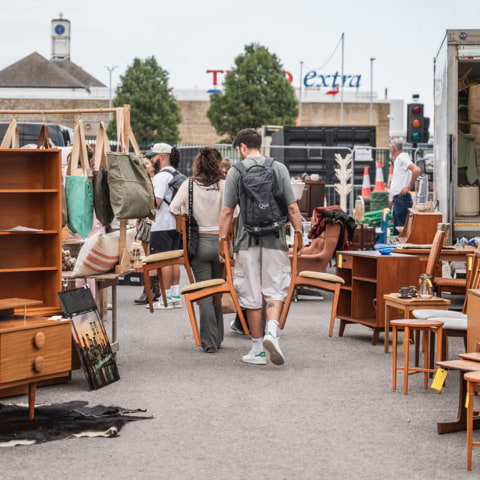Drumsheds Spring Flea: No more flat-packs, it's all flea-chic and bric-a-brac