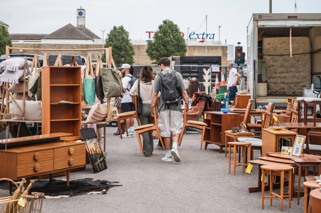 Drumsheds Spring Flea: No more flat-packs, it's all flea-chic and bric-a-brac