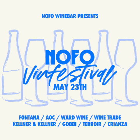 NOFO Wine Bars vinfestival &aring;terv&auml;nder i maj