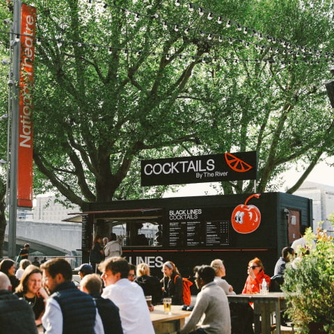 Black Lines' alfresco bar is popping up on the South Bank again