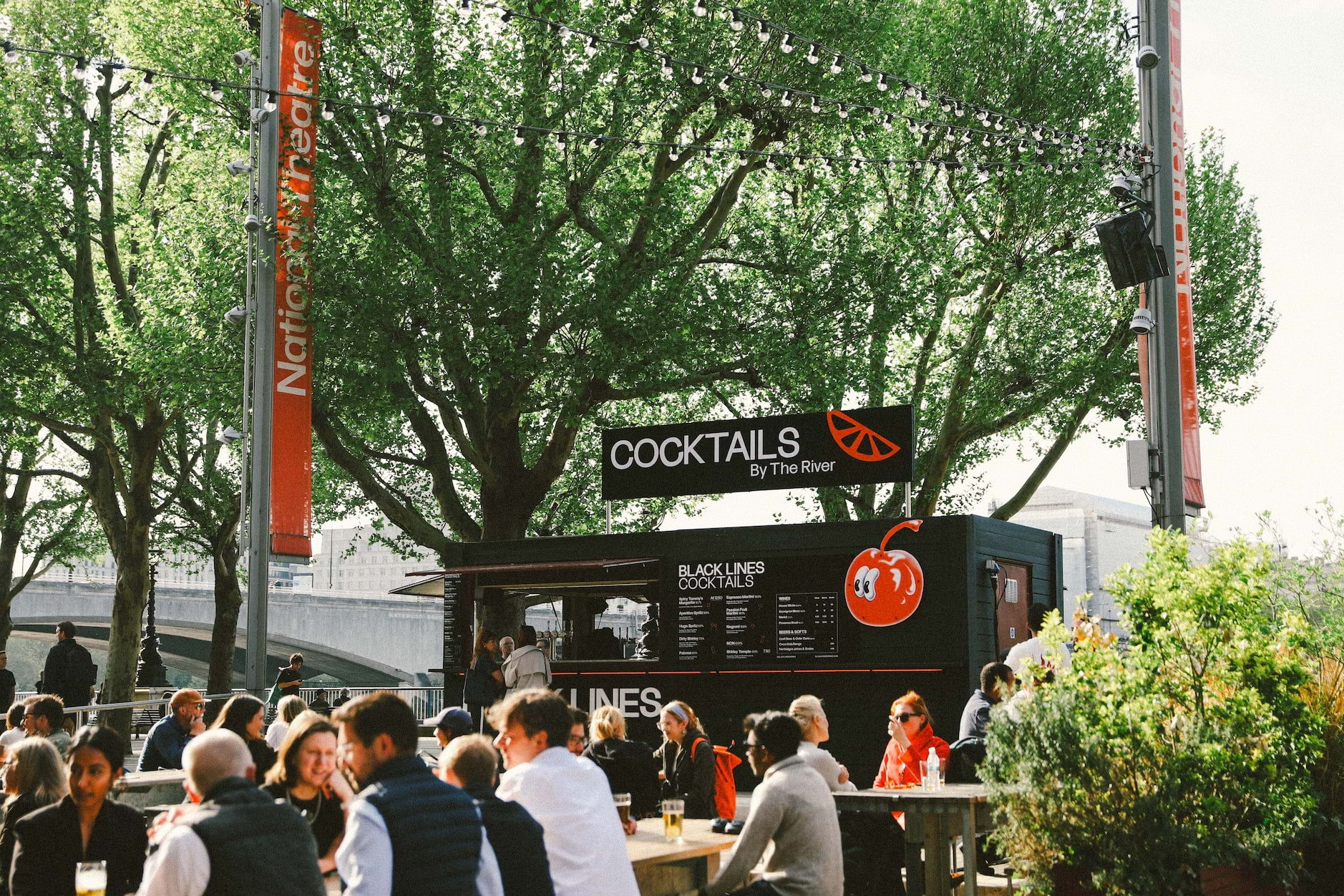 Black Lines' alfresco bar is popping up on the South Bank again