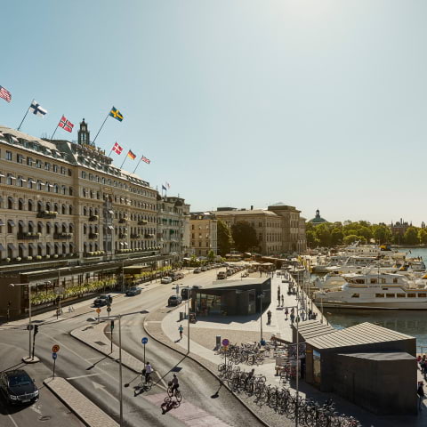 Sommar p&aring; Blasieholmen &aring;terv&auml;nder i maj