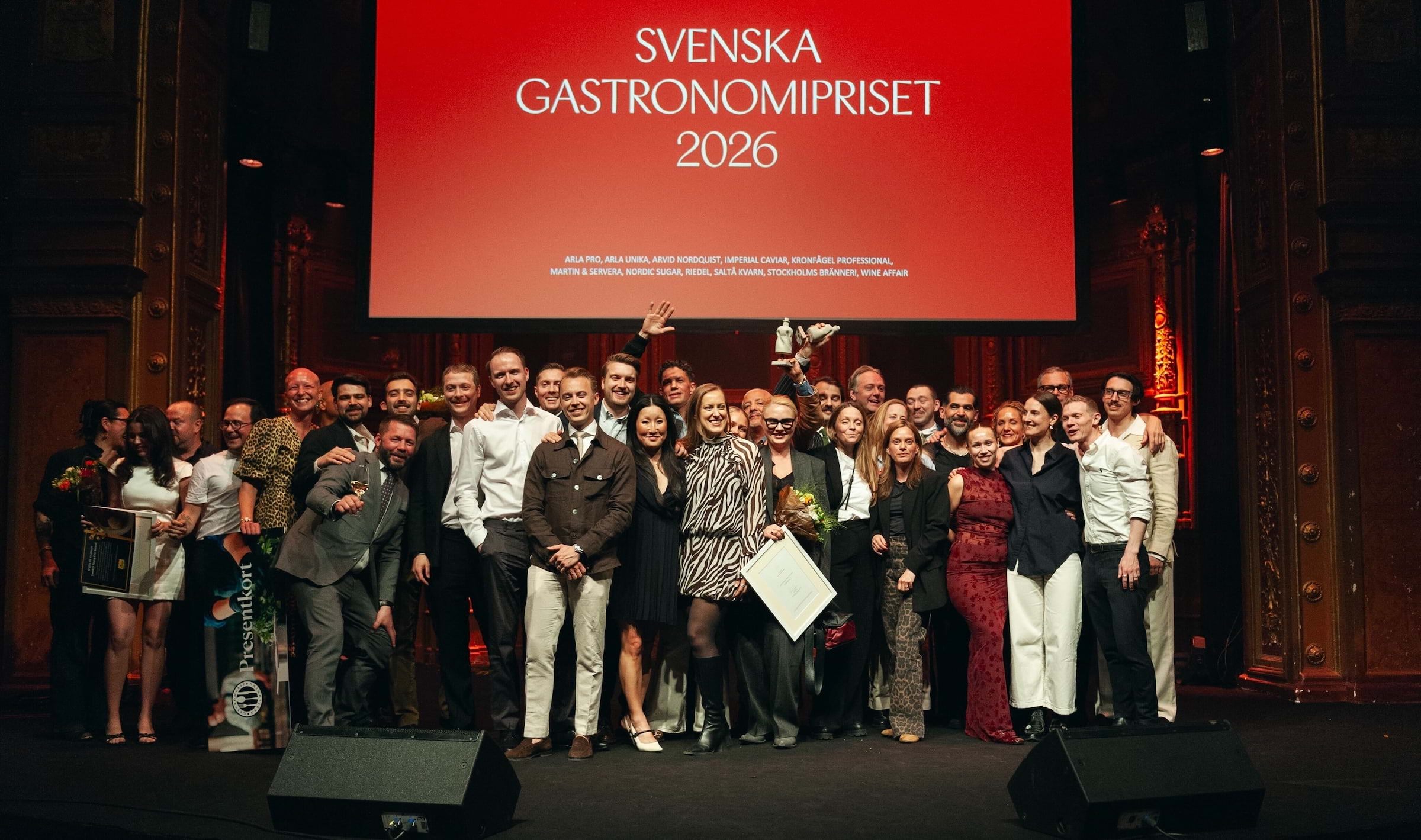 Svenska Gastronomipriset 2026: Här är alla nominerade och vinnarna