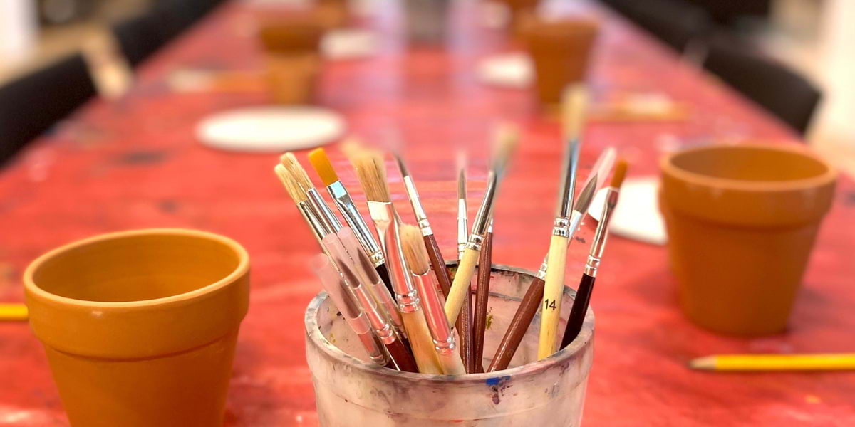 Skaparverkstad: Måla din kruka