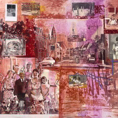 Grupputst&auml;llning p&aring; F&auml;rgfabriken: Att sl&aring; rot