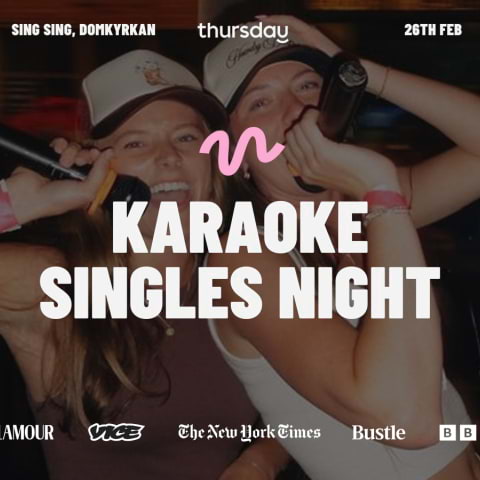 Karaoke Singles Night med Thursday i G&ouml;teborg