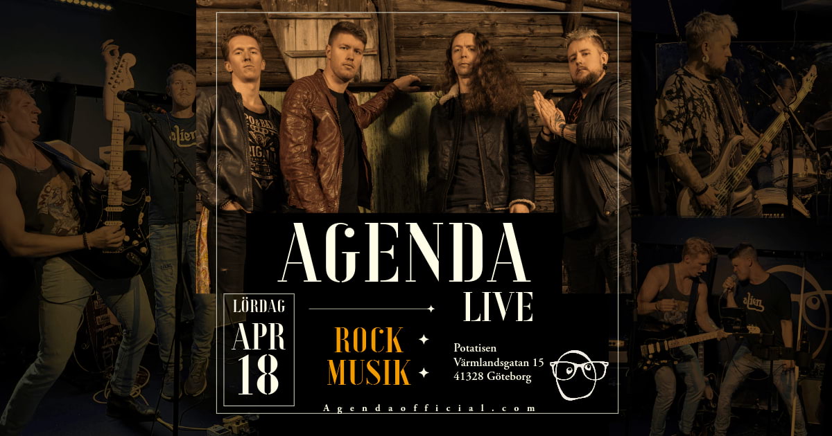 Agenda - live på Potatisen - rockkväll