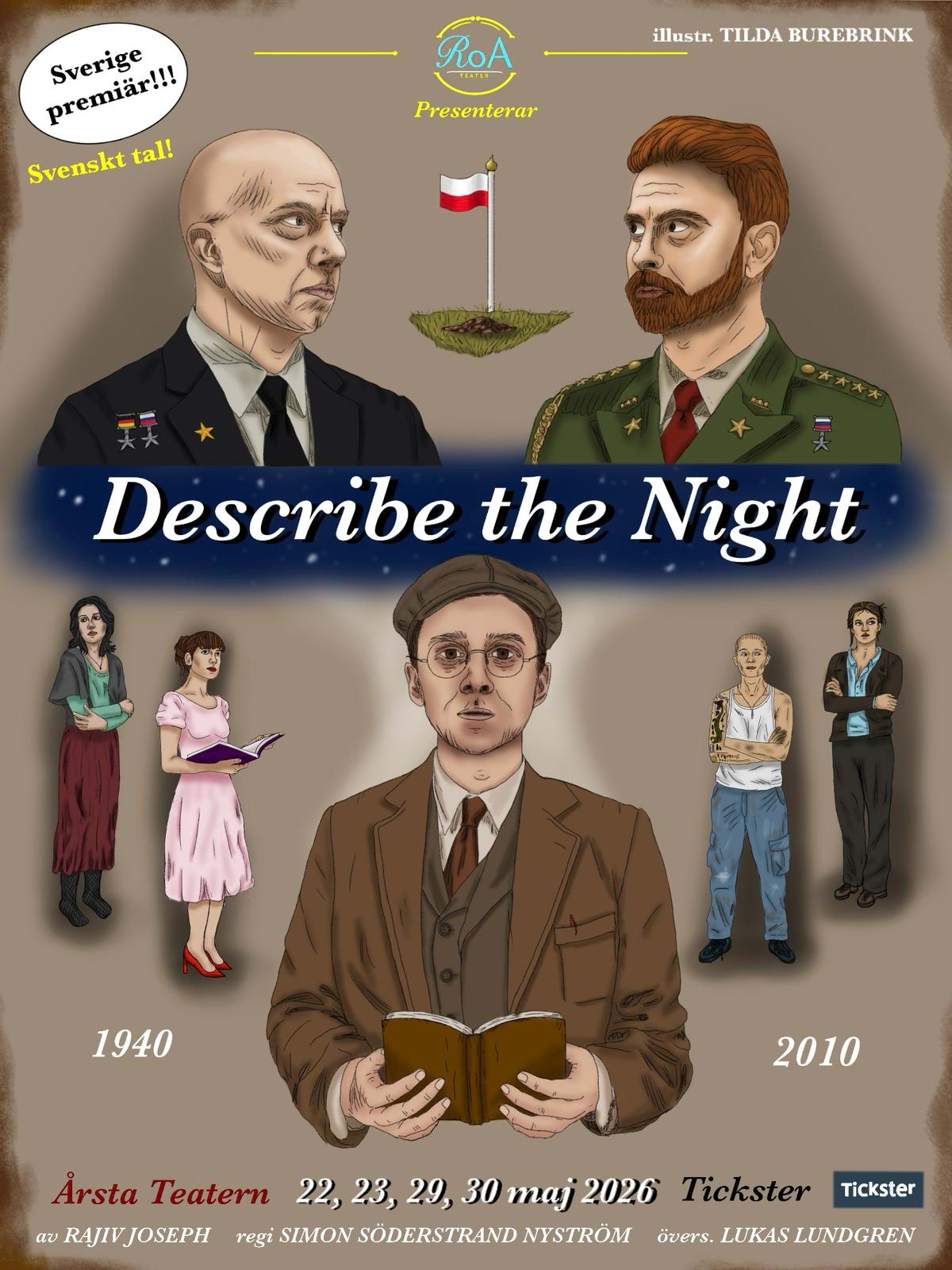 Pjäsen ”Describe the Night” spelas i Årsta