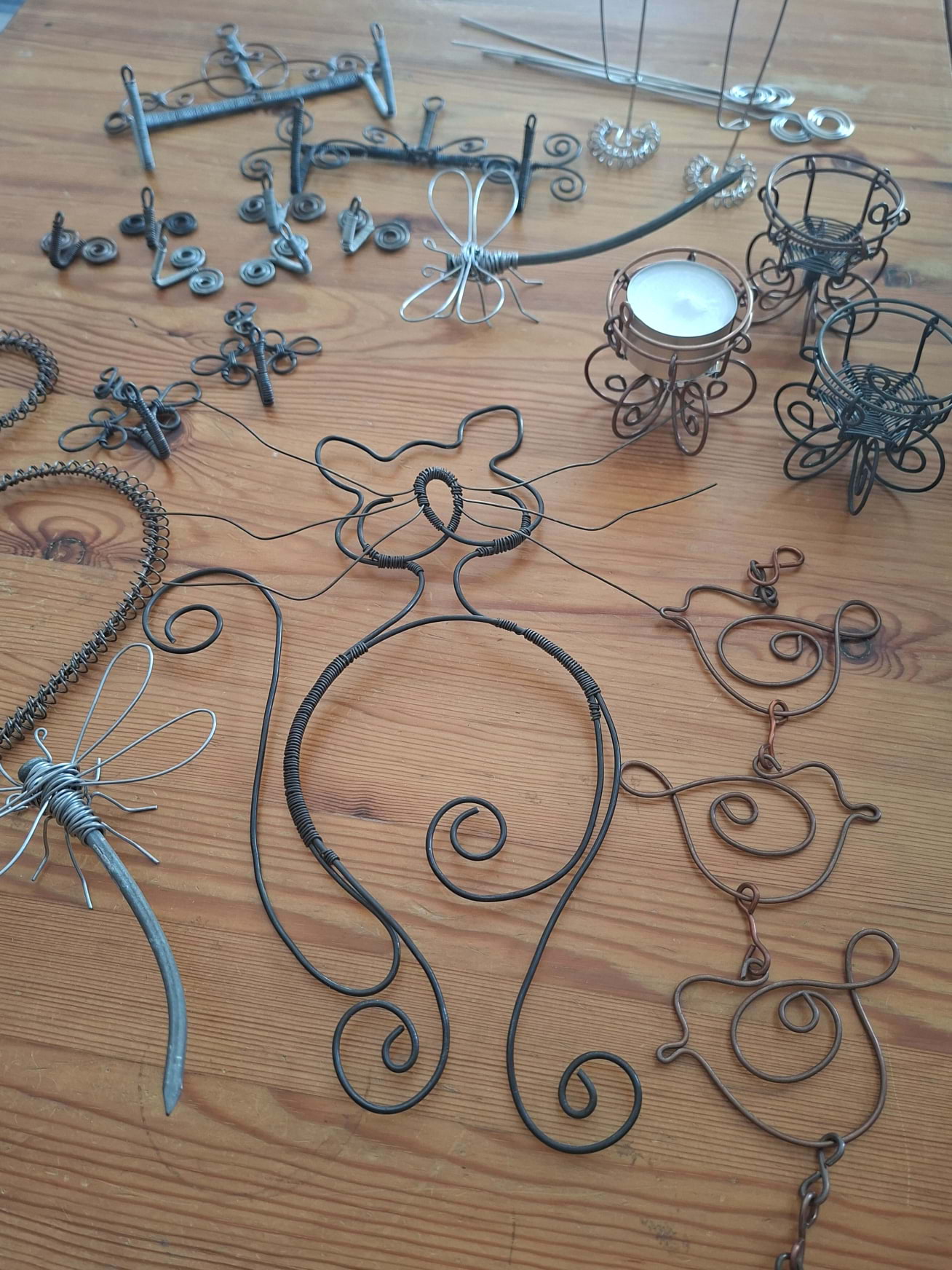 Intro till Luffarslöjd – forma i metalltråd med Åsa Sandh