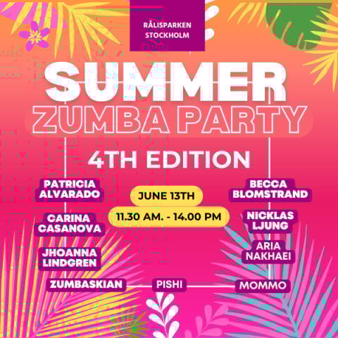 Sommarparty med zumba
