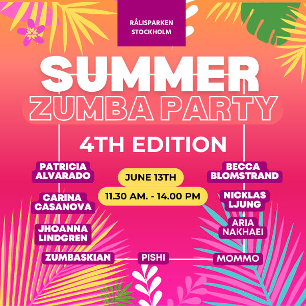 Sommarparty med zumba