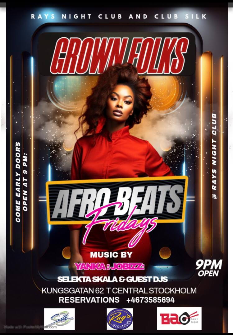 Grown Folks AfroBeats Fridays