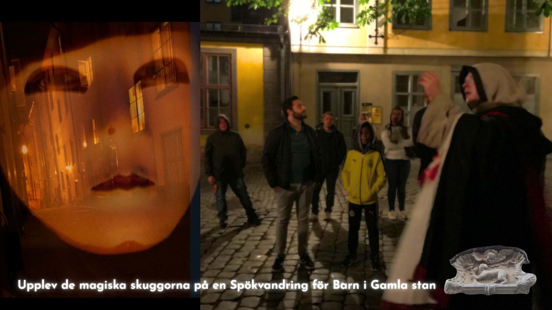 Spökvandring för barn i Gamla stan