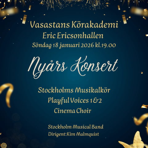 Ny&aring;rskonsert med Vasastans k&ouml;rakademi