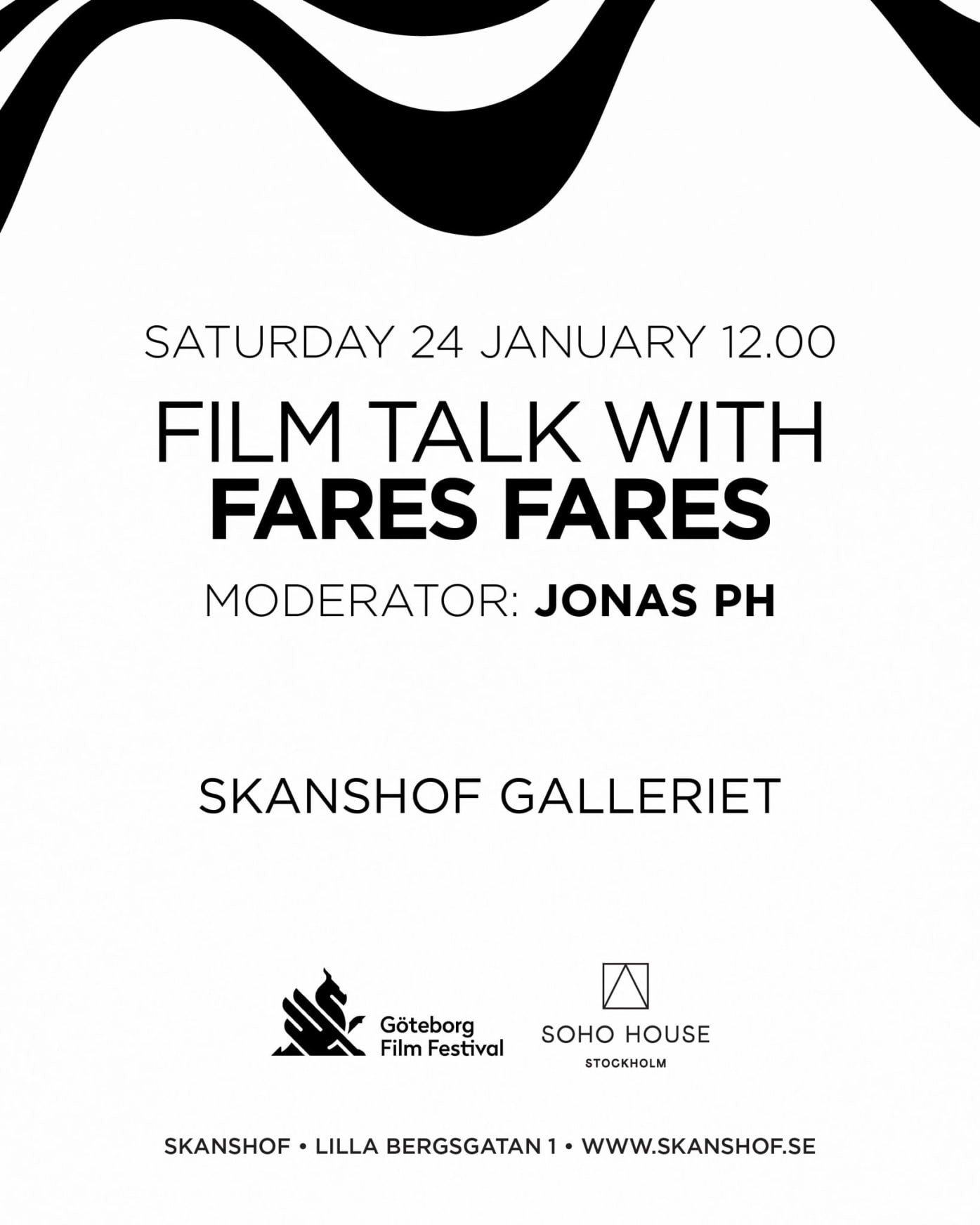 Film talk med Fares Fares p&aring; Skanshof