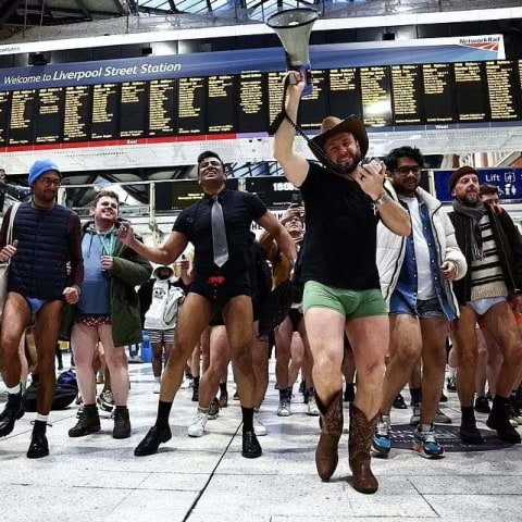 Take a cheeky trip on the Undieground this Sunday