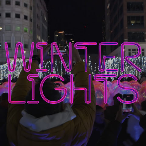 Winter Lights at Canary Wharf are celebrating 10 years