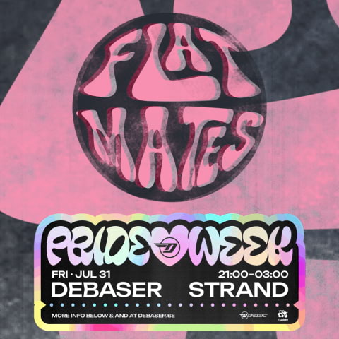 Flat Mates p&aring; Debaser under Stockholm Pride