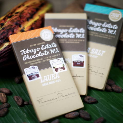 Chokladprovningar och hantverkschoklad p&aring; Small Island Chocolates