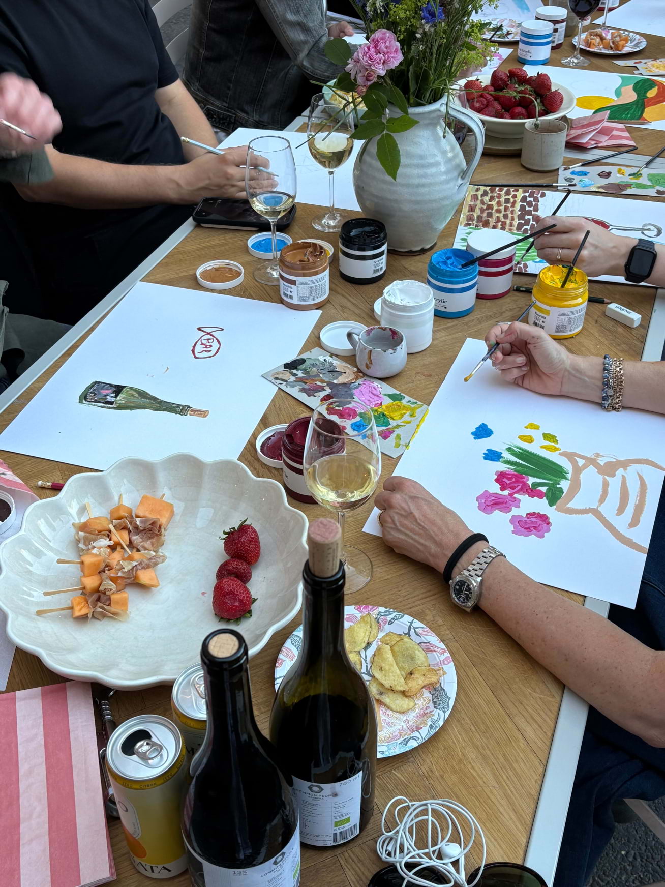 Sip'n'paint på Grandpa i Göteborg