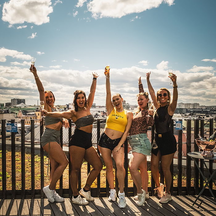 After Twerk p&aring; Urban Deli Takparken