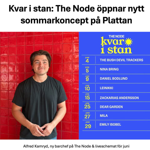 Kvar i stan &ndash; sommarkoncept med gratis livemusik