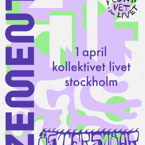 &Ouml;stersj&ouml;ar + Zement p&aring; Kollektivet Livet