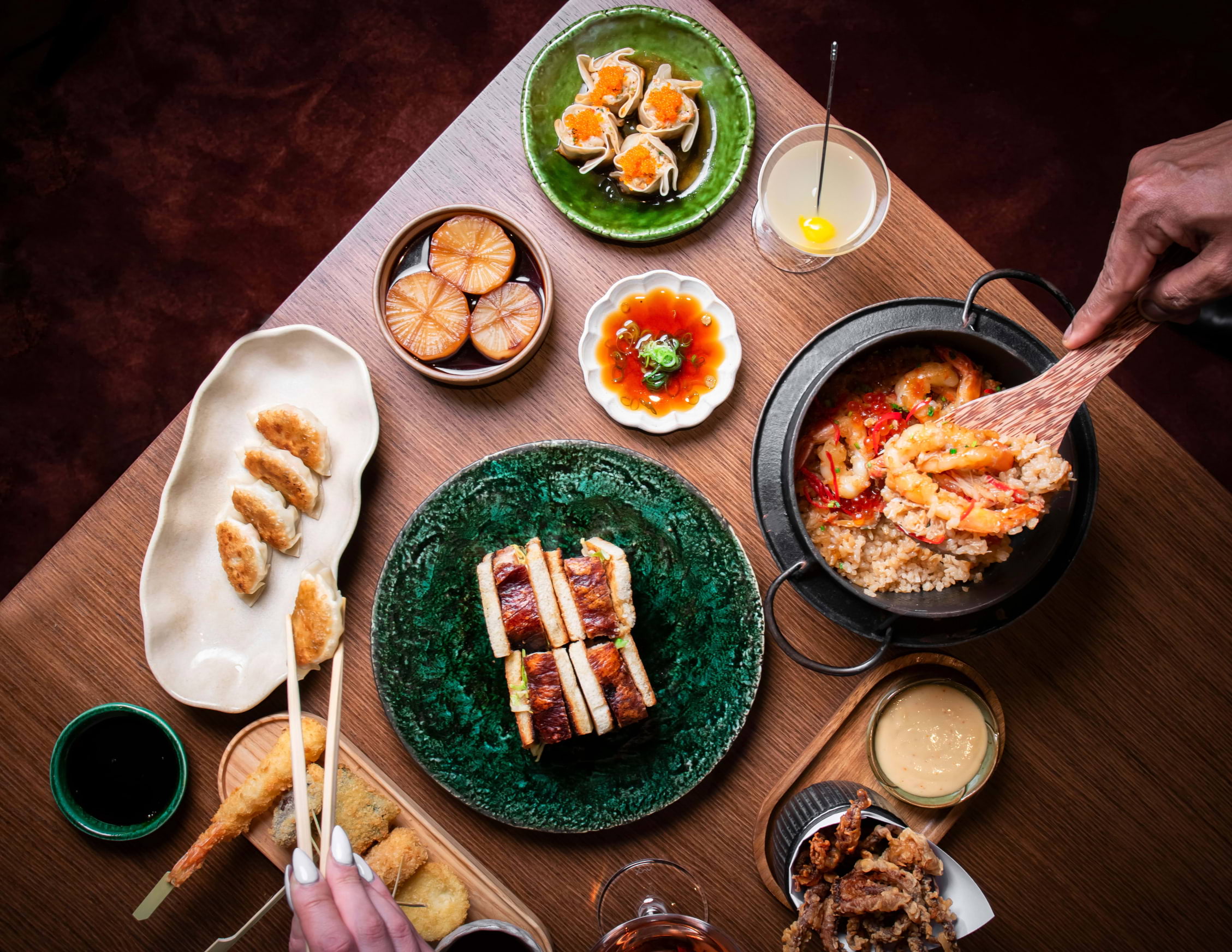 East London edge meets East Tokyo soul at this lush new Shoreditch restaurant