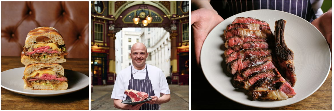 A new steakhouse has opened in Leadenhall Market