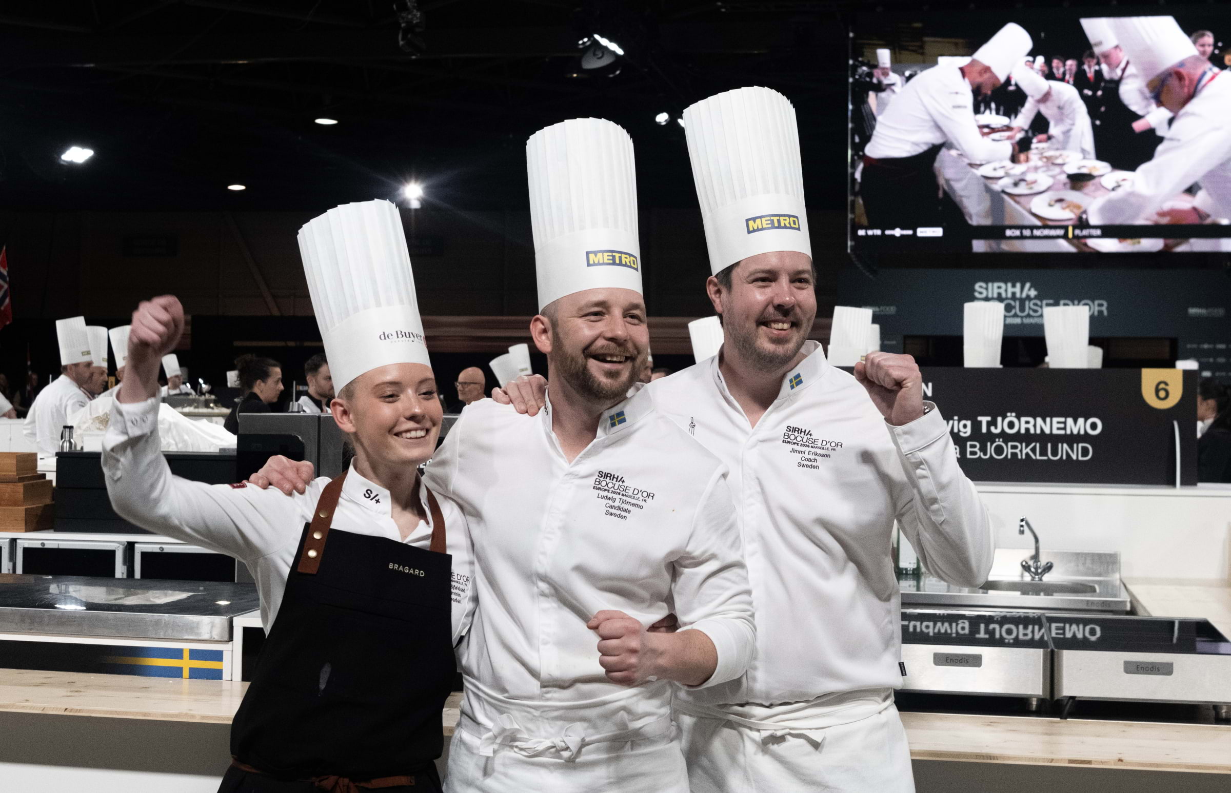 Team Sweden kvalificerar till världsfinalen av Bocuse d'Or