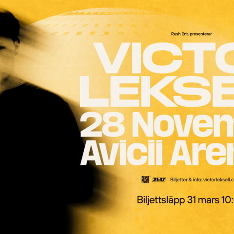 Victor Leksell g&ouml;r sin st&ouml;rsta arenakonsert i Stockholm