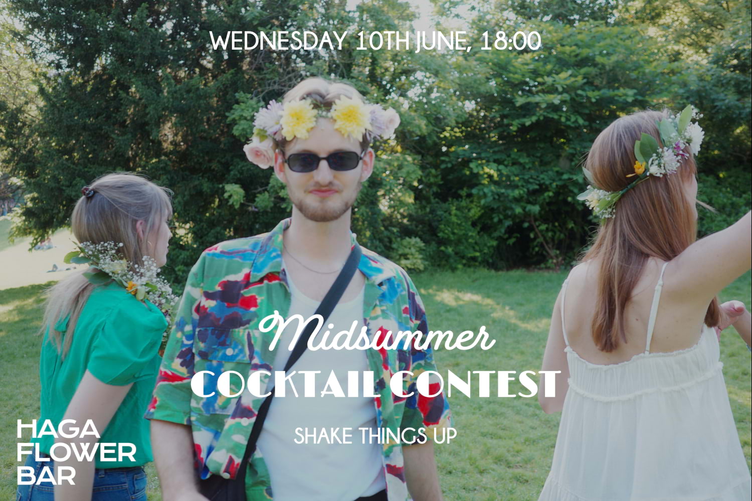 Midsommar Cocktail Contest på Haga Flower Bar