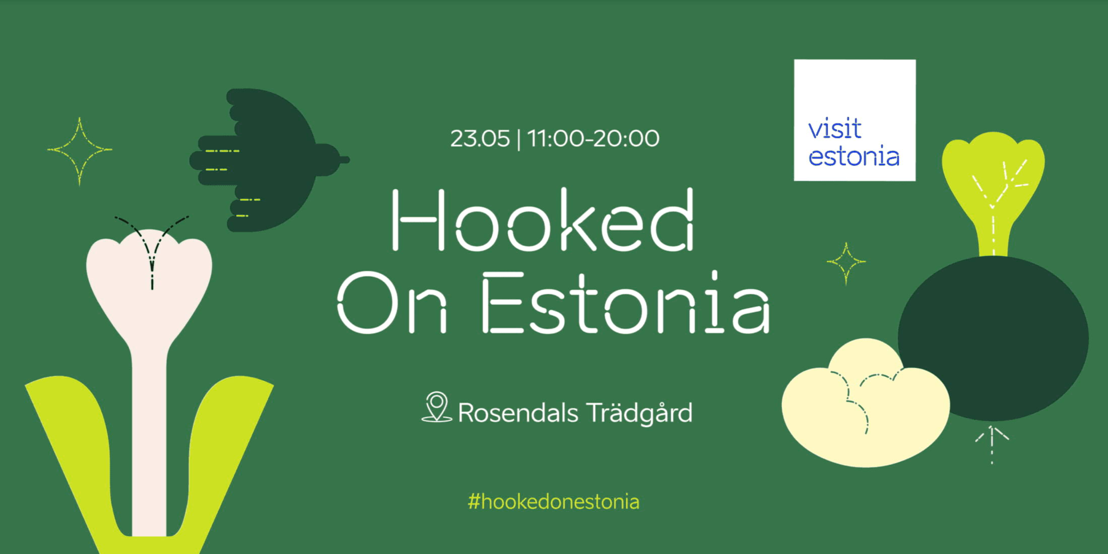 Hooked on Estonia – Estnisk kulturfest på Rosendals Trädgård