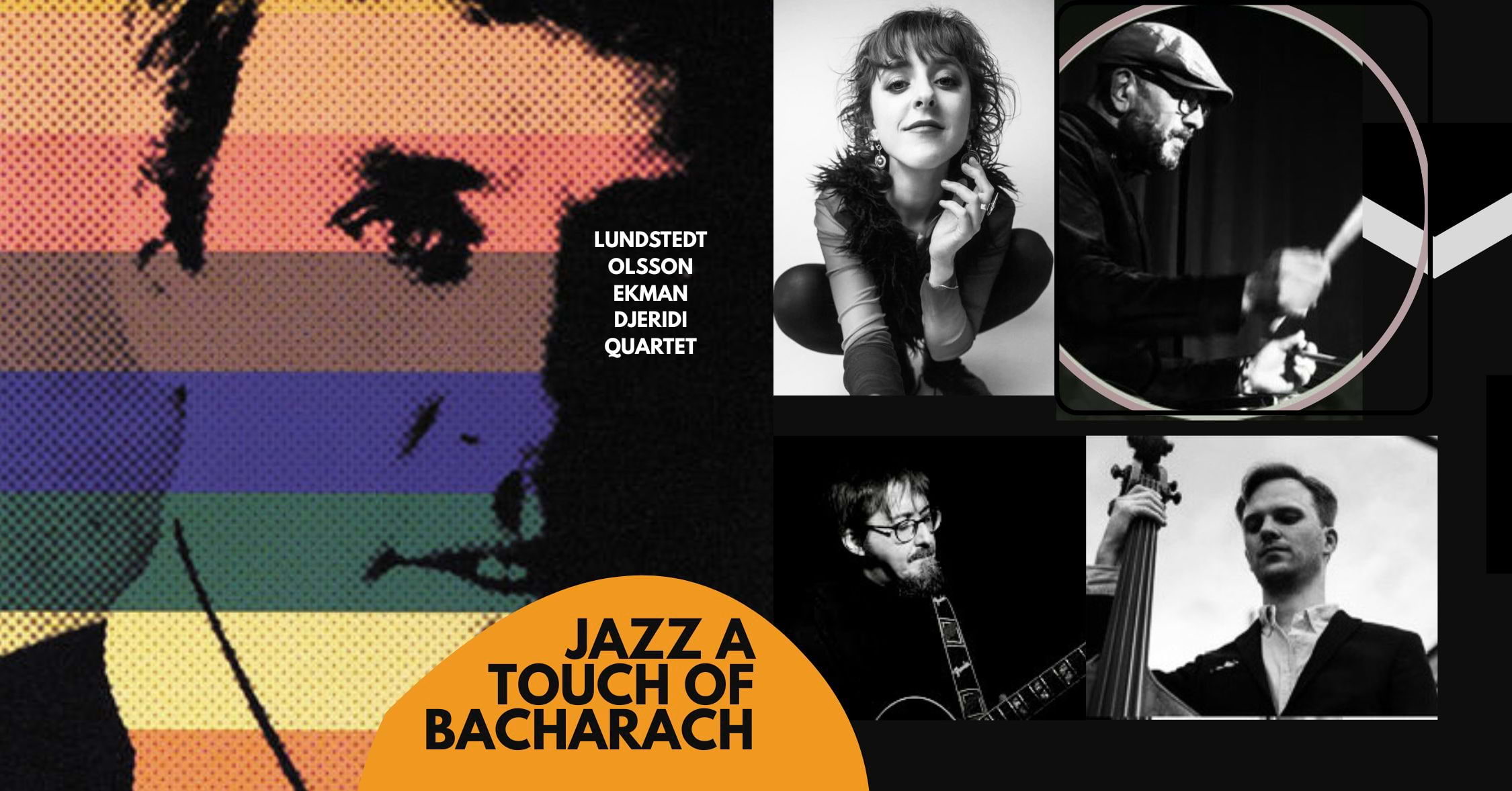 Vårjazz på Åsen: Jazz a Touch of Bacharach med Lundstedt-Olsson-Ekman-Djeridi Quartet