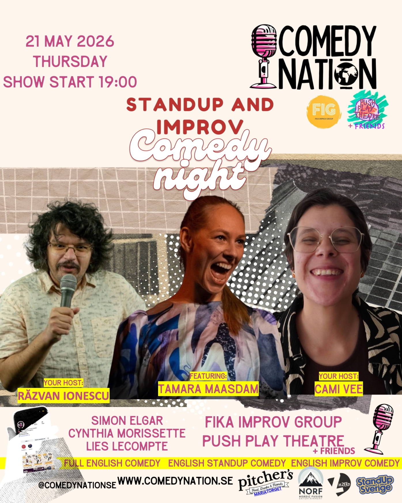 Comedy Nation Standup + Improv Comedy Night!