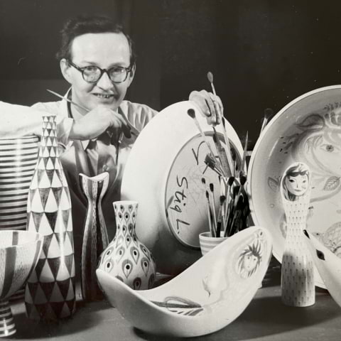Stig Lindberg-utst&auml;llning &ouml;ppnar p&aring; Gustavsbergs porslinsmuseum