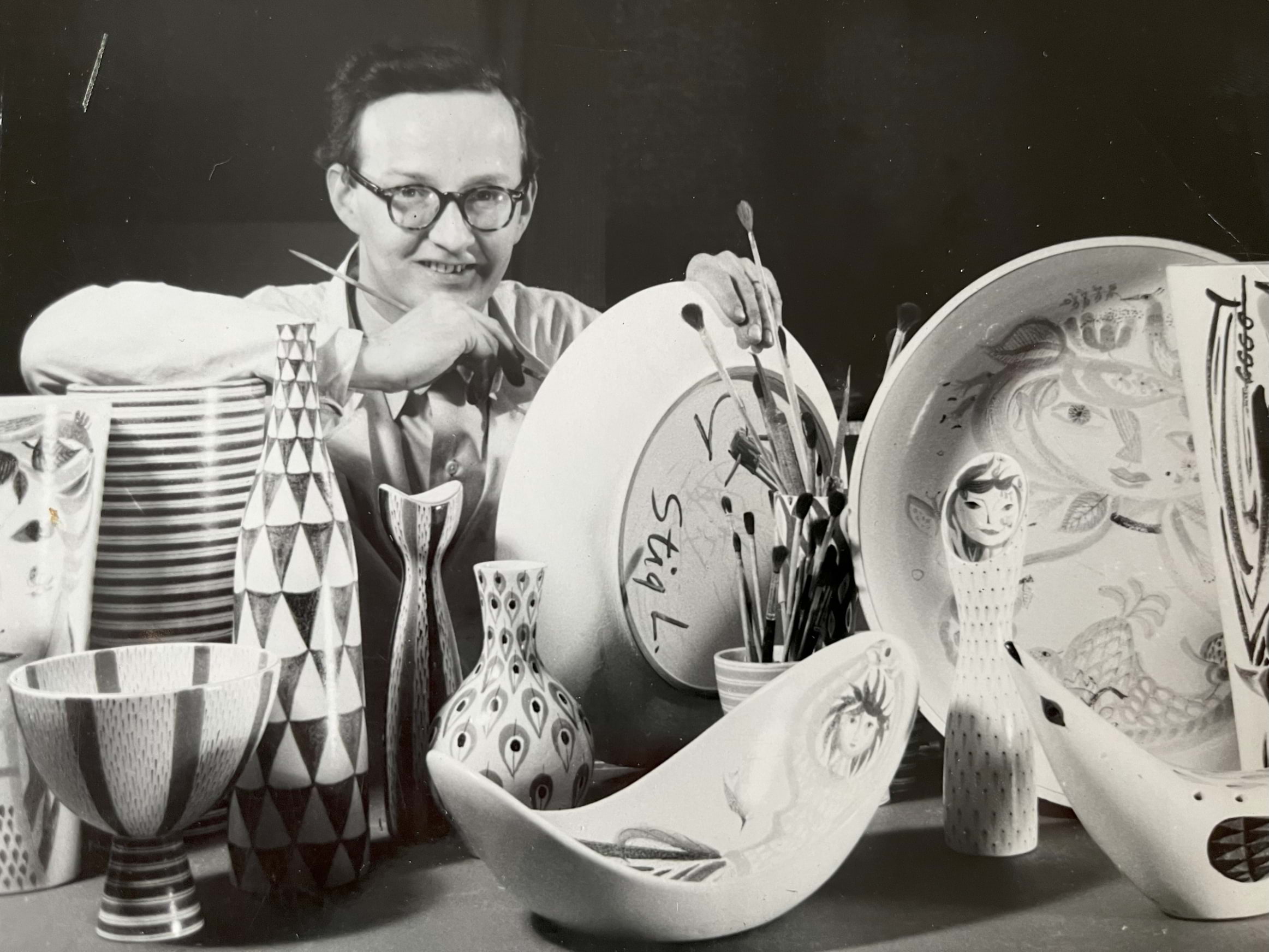 Stig Lindberg-utställning öppnar på Gustavsbergs porslinsmuseum
