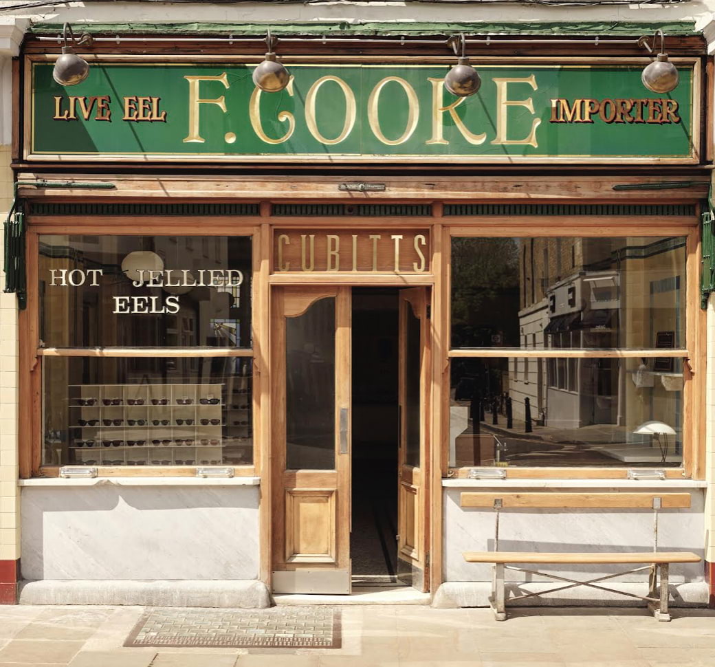 F. Cooke X Cubitts: pie and mash with a side of eyewear