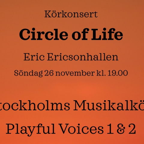 Circle of life – körkonsert med Vasastans Körakademi