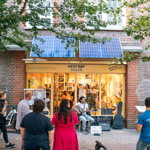 Switch to solar at this pop-up solar-powered shop in Covent Garden