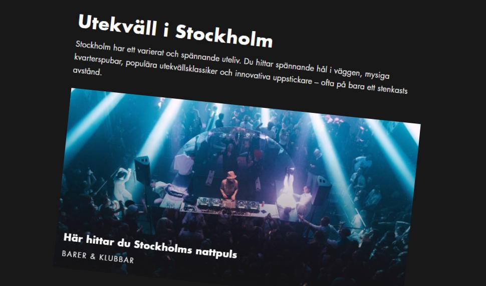 Stockholm vill locka hit klubbturister – och jag hjälper till