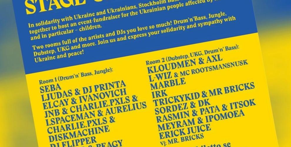 Svensk basmusik-elit fixar fest till förmån för Ukraina