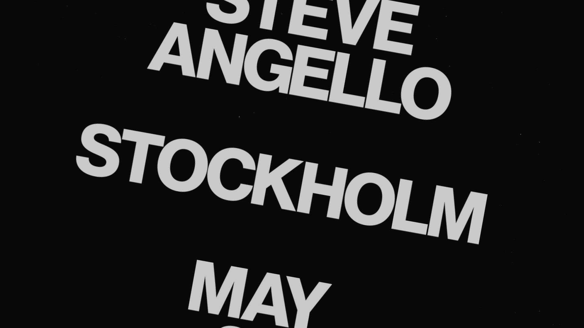 Steve Angello spelar i Stockholm – första solospelningen sedan 2014